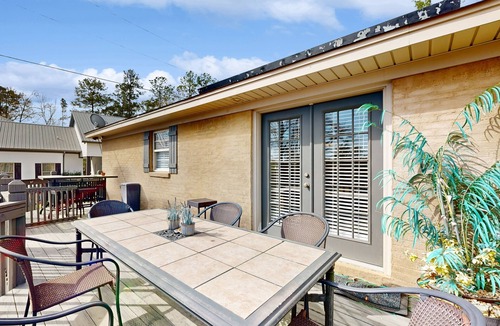 Northport House | Waterfront home with boat slip, dock, firepit, wood fireplace, streaming, & AC