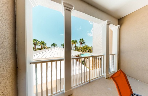 Upper Grand Lagoon Condo | Waterfront Snowbird retreat with private balcony & pool - near the beach