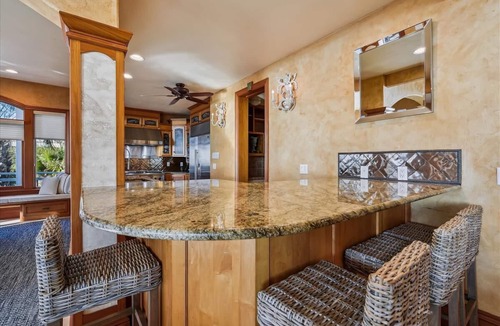 Plantation House | Welcome to Hidden Gem this stunning beachfront home is located in the gated community of the Plantation. Boasting 5 bedrooms and 5 bathrooms this home is perfect for large families that enjoy their own space.