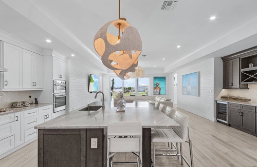 Fort Myers Beach House | White Sands Retreat: Bay Views, Pool, Elevator