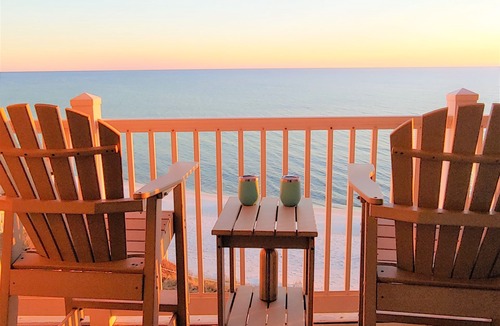 Seacrest Condo | Wonderful, spacious Gulf front Condo - PRIVATE BEACH - 2 balconies overlook Gulf
