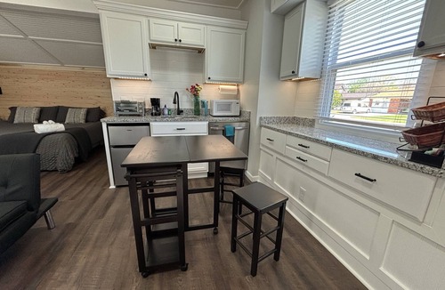 Burleson Apartment | Zen Den - jetted tub, massage chair, home theater, EV charger, King bed, parking
