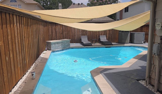 3-bedroom house w/pool in N DFW. close 2 airports, Rangers, medical, FIFA,shops