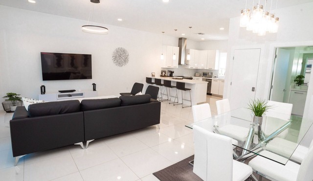 Across the Ocean few steps to beach contemporary 3 Bedroom 3 1/2 Baths townhouse