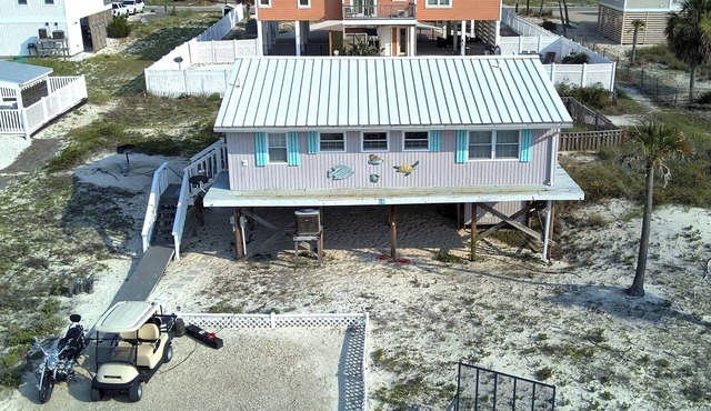 Affordable 2 bed, 1.5 bath Beach views. Hot tub, Pet friendly, fenced back yard.