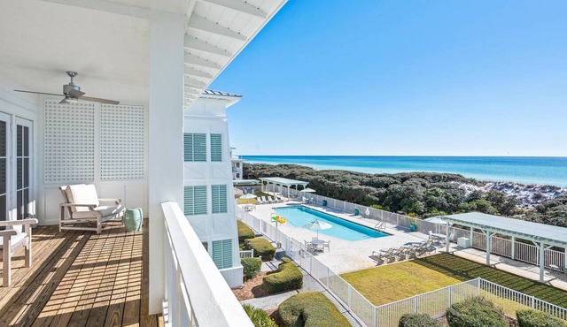 Beachside WaterColor Retreat Steps from Beach Club and Gulf