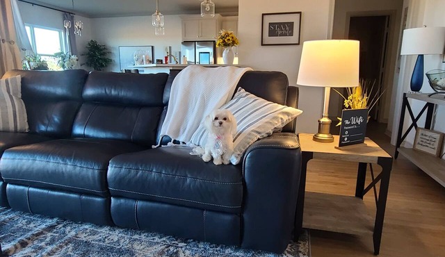 Beautiful, relaxing new home on large lot. Pet friendly - no pet fee!