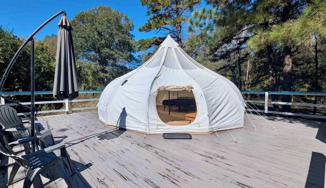 Bell Tent Glamping in Crater of Diamonds, Arkansas