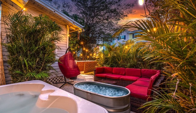 Bio Hack & Beach! Sauna, Cold Plunge, HotTub