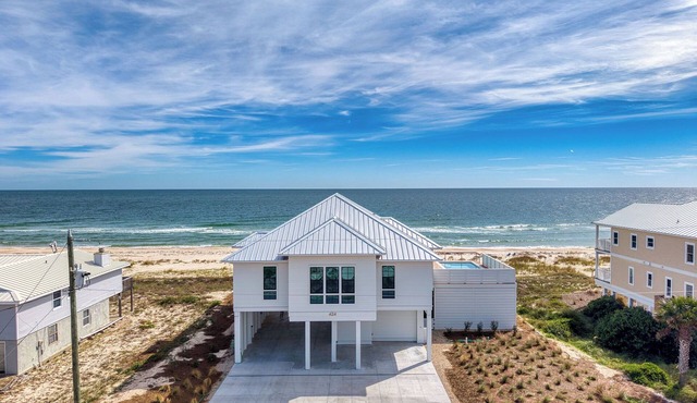 BRAND NEW, Elevated Pool, Beach Front, Hot Tub, and Elevator - Dune Alright