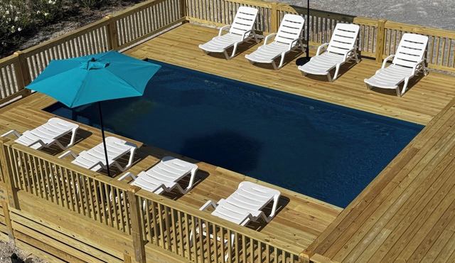 BRAND NEW Pool! Beach is Just 100 steps Away! Private Fort Morgan area!