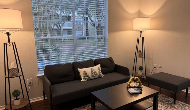Cozy 1-bedroom apartment in serene Houston with AC and gym access