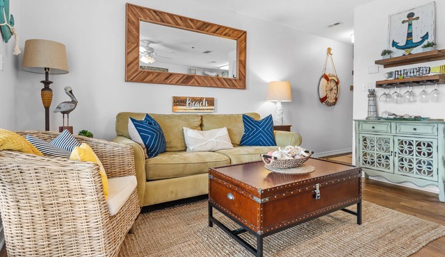 CRYSTAL BEACH Grand Caribbean West #202 Ocean Views & a few steps to The Beach!