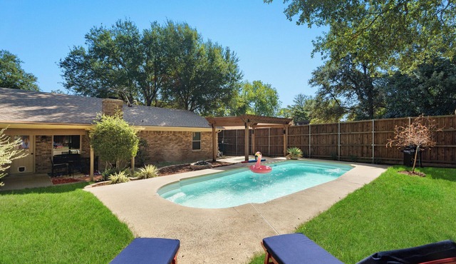DFW Family Retreat with Pool and Game Near AT&T Stadium