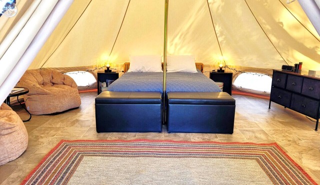 Fern Dell: A Woodland Glamp - Heated Tent!