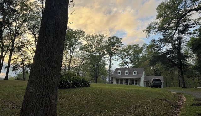 “Ferrand’s Island” Louisiana Riverfront Retreat. A Nature Lover’s Dream.