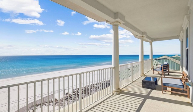 Gulf Front Home with Private Pool, In-Home Elevator and Movie Theatre