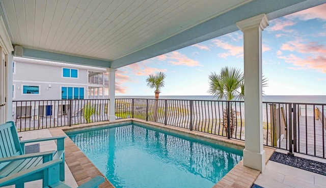 Gulf-Front Retreat with Pool and Private Neighborhood Beach Access