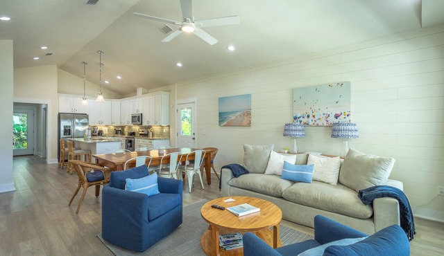 Lovely Seaside Retreat—Coastal Charm, Tons of Amenities + Close to Everything!