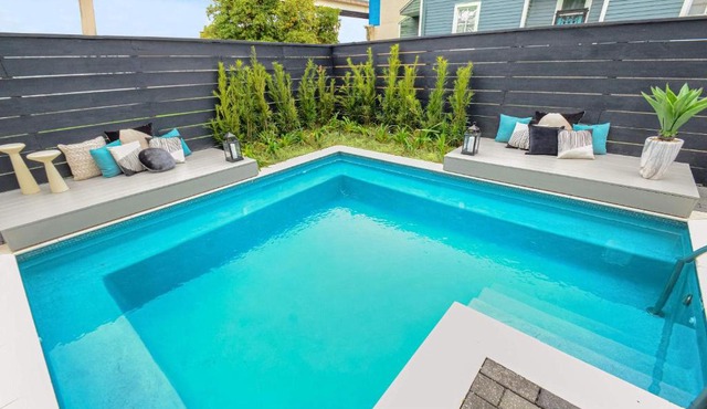 Luxe 19BR Combo & Private Backyard with Pool