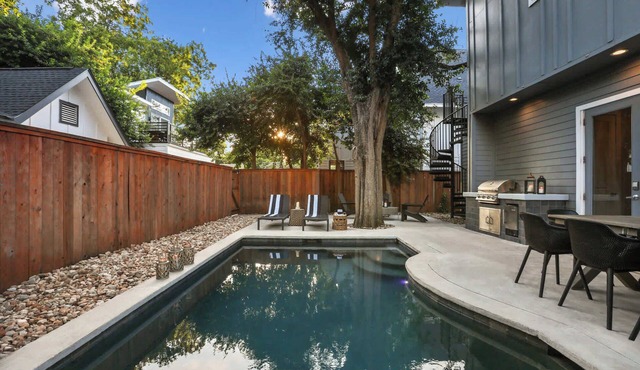 Luxe 5BR East Austin Home | Private Pool & Balcony in Austin