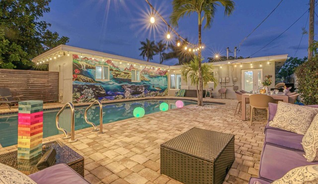 LVS Casa DelMar- Outdoor Oasis & Heated Pool 5 Min 2 Beach