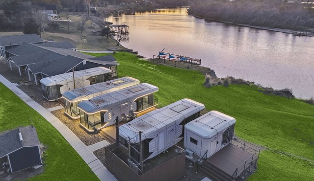 One-of-a-kind tiny home designed for an unforgettable stay by the beautiful San Jacinto River
