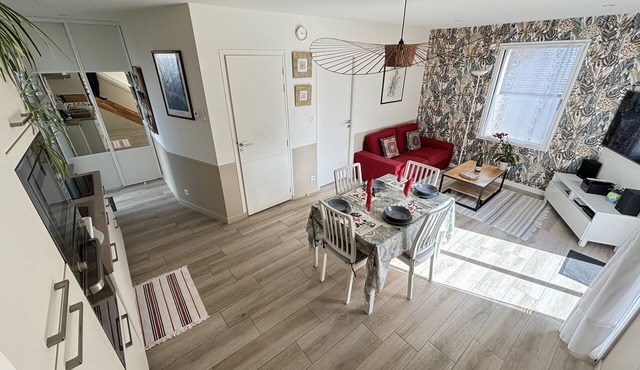Port, Duplex Standing * 51 m²/4-5 people, Garden & Parking, Wifi in Perros-Guirec