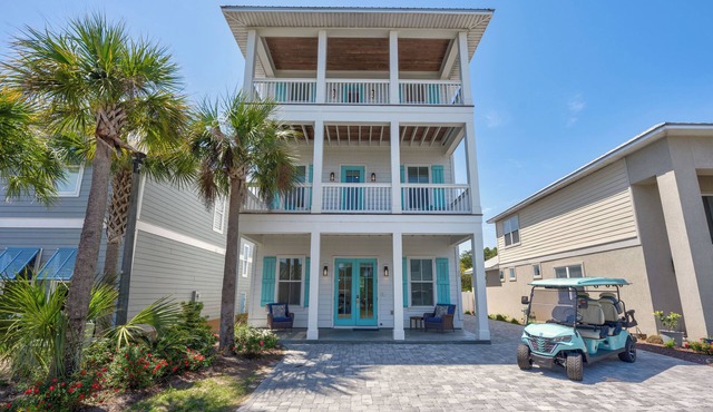 Simon Seas * Pet Friendly, Golf Cart Included, Grill, Lots of Space! in Miramar Beach