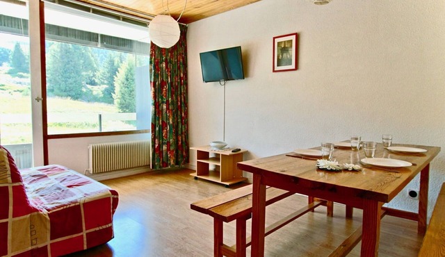 Studio for 4 with balcony, pets allowed in Chamrousse