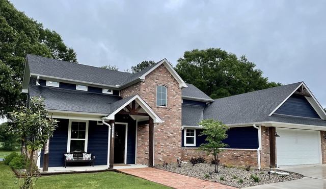 The Blue House on Two Lakes