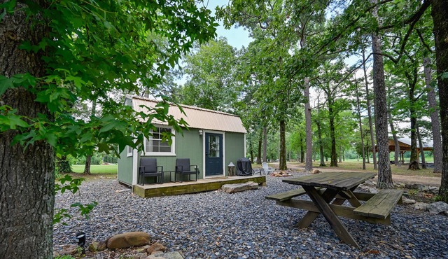 Tiny House Cottage at Sacred Pines in Scott County