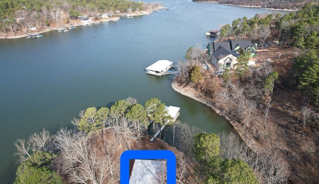 Updated 3 bedroom lakefront home offers privacy and comfort w dock on Grand Lake in Jay