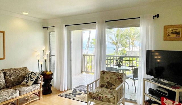 View the Ocean & lush natural, tropical landscape of East Molokai. in Kaunakakai