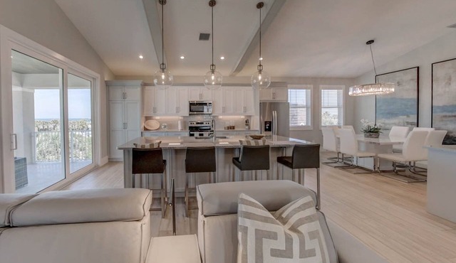 Villa Nautilus Steps Away From the Beach - New Lux 3 Story Pool Hot Tub Home With Elevator