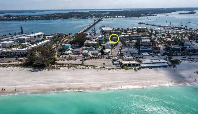 Villas By The Sea #2, Anna Maria Island Condo, one block from beach, heated pool
