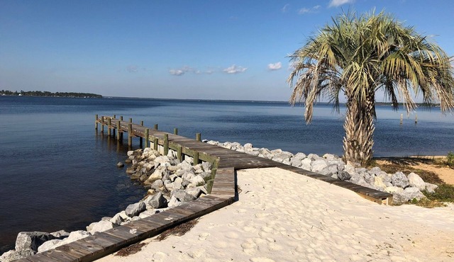 Waterfront Home with Private Beach and Dock…Bring Your Boat!