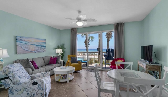 Welcome to 1-103 East! GULFFRONT with Beach Service and Free Activities!