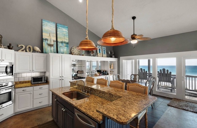 Beautiful Corner (End) Unit with Wrap-Around Balcony and Western Sunset Views