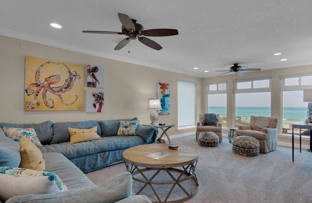 On the Beach, Big Deck, Chair Service, Steps onto the Sand