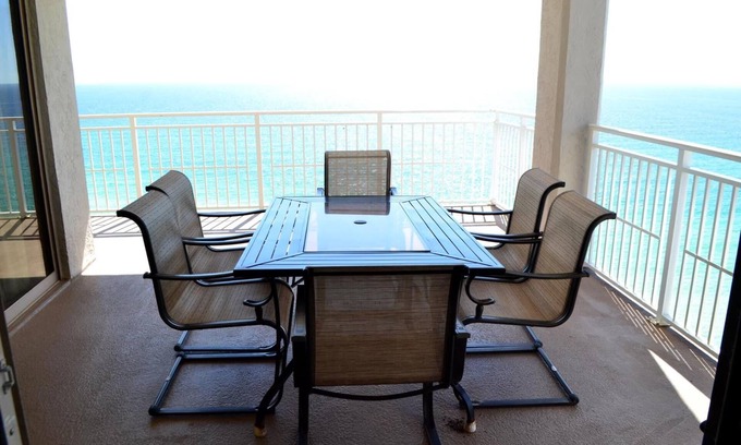 Gulf Lagoon Beach Condo | 11th floor, ocean front.unobstructed ocean/beach views. Huge balcony