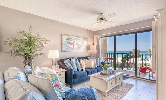 Biltmore Beach Condo | 2nd Floor Summerhouse Condo Directly On Gulf! Free Beach Chairs!