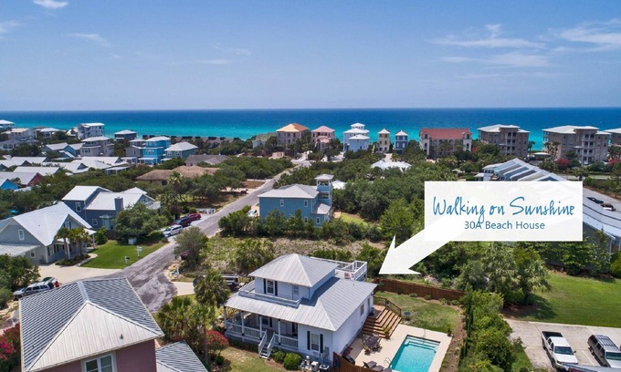 Seacrest House | 30A Beach House, Private Pool, Super Quick 434 Steps to Beach - Free Golf Incl