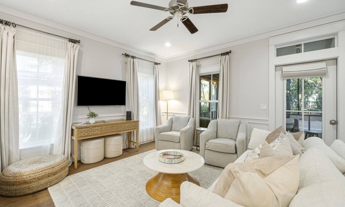 Seacrest House | 30A Pet Friendly Beach House - Golf Cart Incl, Pool, Beach, Sleeps 18, Firepit