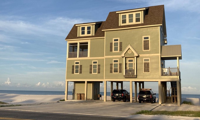 Cape San Blas House | 5 Bedroom Beach Front Home with Screened in Deck