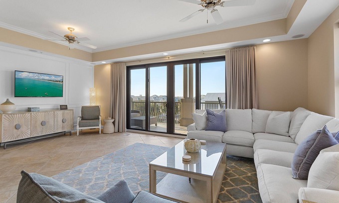 Santa Rosa Beach Condo | Abacos 306 - Two Gulf View Balconies Overlooking 30A, Walk to Beach and Dining!