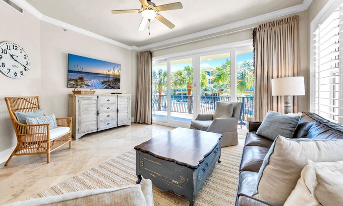 Santa Rosa Beach Condo | Adagio G-205 Pool-side 3/3 Corner Unit - very close to beach!