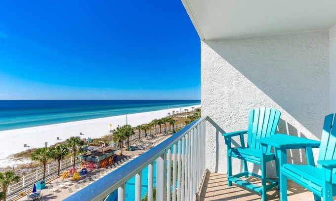 Panama City Beach Condo | Beachfront | Beach Chairs Included! I FLPCB53
