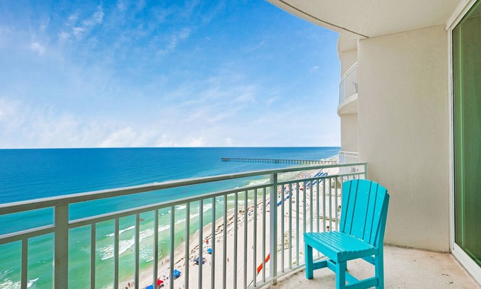 Panama City Beach Condo | ☀️BeachFRONT-Updated-Aqua Resort 1705☀️