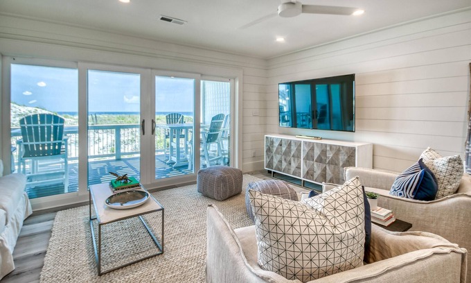 Inlet Beach House | BeeBy the Sea l Gulf Views l Walk to Beach l Bikes